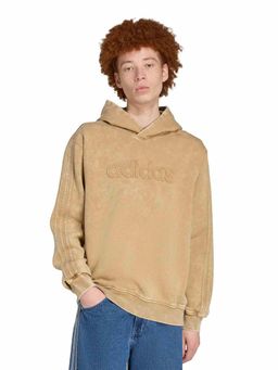 adidas Originals - Brown Cotton Full Sleeves Training Hoodie