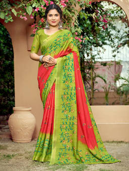 KALAASHREE - Green Women's Saree For Festive Occasions