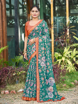KALAASHREE - Green Women's Saree For Festive Occasions