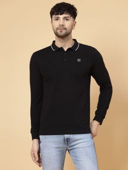 RIGO - Men Black Polo T-Shirt