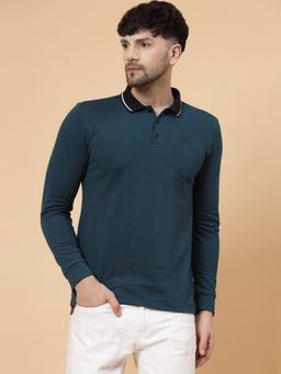 RIGO - Men Green Polo T-Shirt