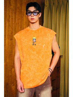 Bonkers Corner - Orange Uzumaki Energy Vest Tank