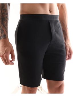 Rare Rabbit - Black Stretchable Pull-On Shorts
