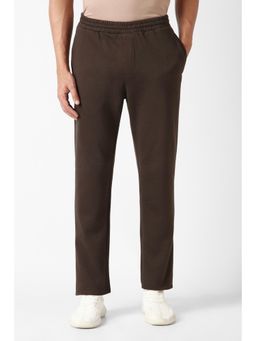 Van Heusen - Men Brown Solid Casual Trackpant