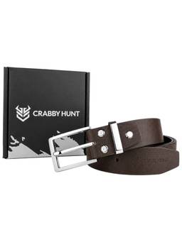 Crabby Hunt - Men's Brown Sufiyana Leather Belt