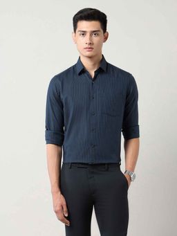 Arrow - Mens Vertical Striped Manhattan Slim Fit Shirt