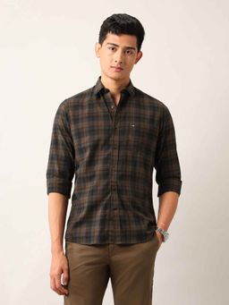 Arrow Sports - Mens Tartan Checked Pure Cotton Shirt