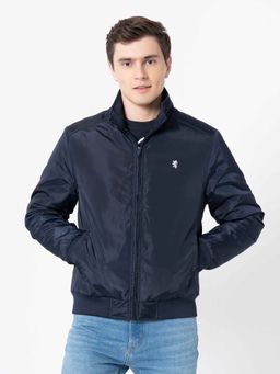 Red Tape - Mens Navy Blue Solid Jacket