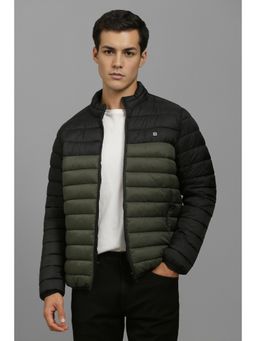 Louis Philippe - Men Casual Olive Colorblock Jackets