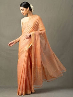 Fabindia - Cotton Mangalgiri Woven Sari