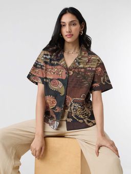 The Souled Store - Women Multi-Color Printed Shirt
