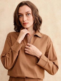 RAREISM - Women Brown Solid Top