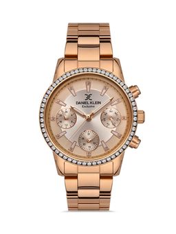 Daniel Klein Exclusive - Analog Rose Gold Dial Women's Watch-DK.1.13264-2