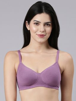 Enamor - Fabcool Encircled Non Padded Wirefree High Coverage Cotton Everyday Bra A042