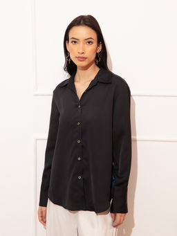 RSVP by Nykaa Fashion - Blue Abstract Full Sleeves Shirt