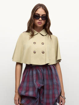 Cider - Solve Anything Women's Solid Shawl Khaki