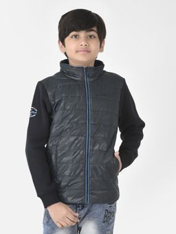 CRIMSOUNE CLUB - Boys Navy Winter Varsity Jacket