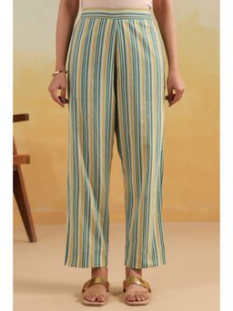 RATAN JAIPUR - Straight Prithvi Green Pant