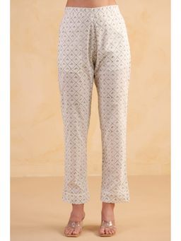 RATAN JAIPUR - Prithvi White Pant