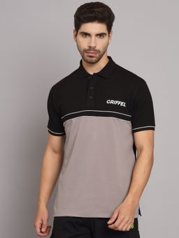 Griffel - Men Color Blocked Multi Polo T-Shirt