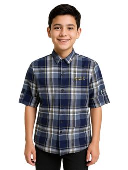 CAVIO - Boys Full Sleeves Checked Shirt - Multi-Color
