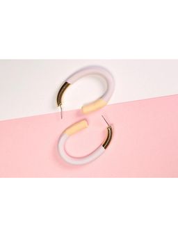 Salty - Pastel Mixed Tube Hoop Earrings