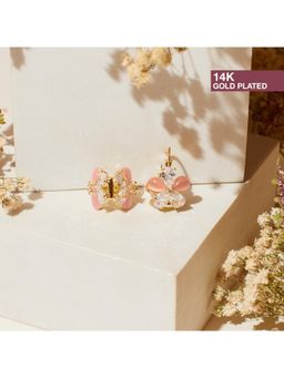 Salty - Petal Diamond Earrings