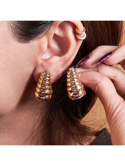 Salty - Mini Spiral Gold Earring