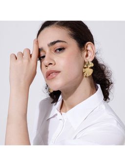 Salty - Golden Foliage Earrings