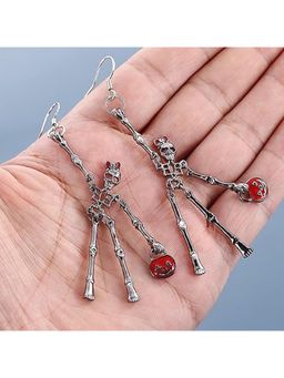 Salty - Pumpkin And Bones Earrings