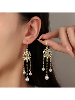 Salty - Flowering Pearls Drop Earrings