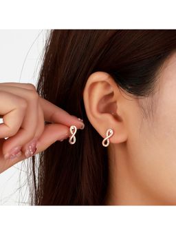 Salty - Limitless infinity Twist White Earrings