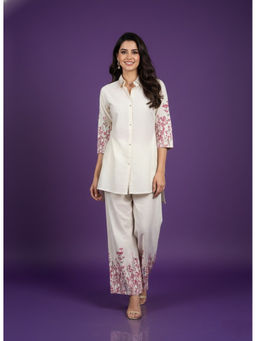 SPAN - Women Ivory Casual Co-ord Set
