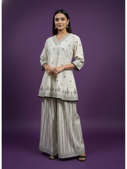 SPAN - Ivory Women Casual Co-Ord