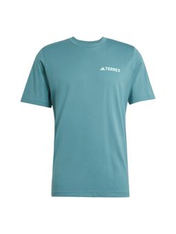 adidas - TX MOUNTAIN TEE Men Green Sports T-Shirt