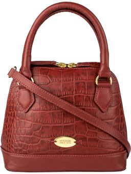 Hidesign - Red Leather Sling and Cross bag