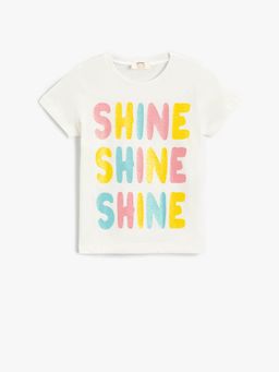 Koton - Girls Ecru T-shirt