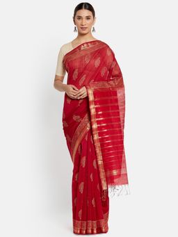 Fabindia - Cotton Silk Printed Saree