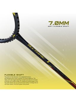 Li-Ning - Tectonic 1S Carbon Fibre Strung Badminton Racket with Free Full Cover