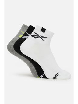 Reebok - Unisex Socks For Running Socks - Multicolour (Pack of 3)