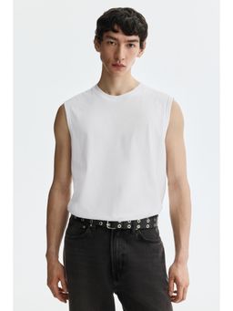 H&M - Men White Coolmax Regular Fit Vest Top
