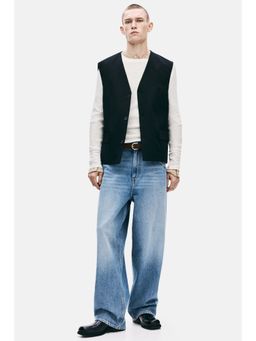 H&M - Men Blue Baggy Jeans