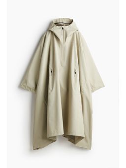 H&M MOVE - Beige Popover Rain Jacket With Stormmove