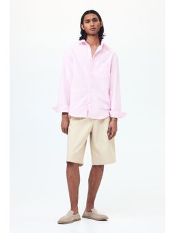 H&M - Men Pink Regular Fit Oxford Shirt