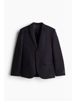 H&M - Men Blue Slim Fit Linen Jacket