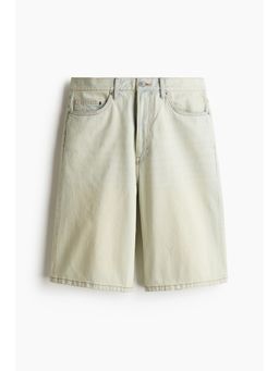 H&M - Men Blue Baggy Denim Shorts