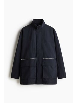 H&M - Men Blue Regular Fit Water-Repellent Parka