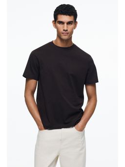 H&M - Men Brown Regular Fit T-Shirt