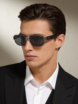 IDEE - Metal Grey Square Sunglass-Idso214C1Sg (57)