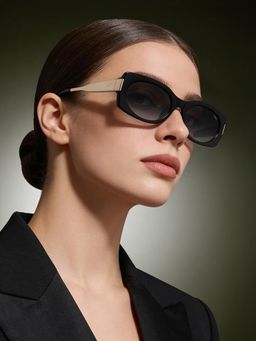 IDEE - Metal Grey Rectangle Sunglass-Idso217C1Sg (54)
